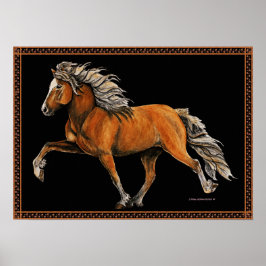 Elska Icelandic Horse Poster