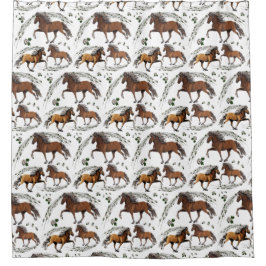 Elska tanzt mit Blume Duschvorhang