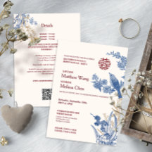 Elster-Blumen-Bilaterale Chinesische Hochzeitseinl
