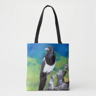 Elster bunte Corvid Tasche