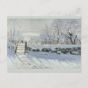 Elster Claude Monet Postkarte