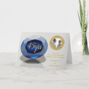 Eltern 45. Hochzeitstag Saphir FOTO