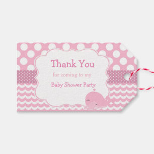 Eltern & Baby Whale Pink Girl Vielen Dank, dass Si Geschenkanhänger