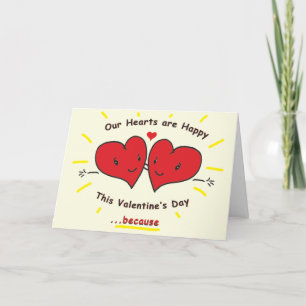 Eltern der Son Valentine Tageskarte Feiertagskarte