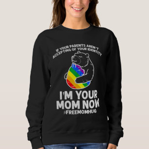 Eltern, die in Ihrer Mama akzeptieren, drücken jet Sweatshirt