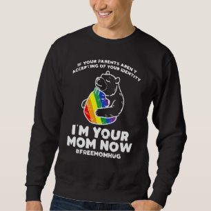 Eltern, die in Ihrer Mama akzeptieren, drücken jet Sweatshirt
