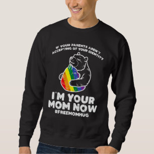 Eltern, die in Ihrer Mama akzeptieren, drücken jet Sweatshirt