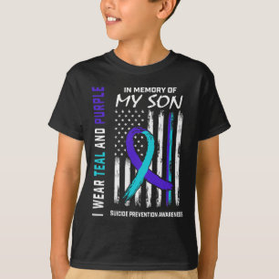 Eltern im Gedächtnis des Sohnes Suizidbewusstsein T-Shirt
