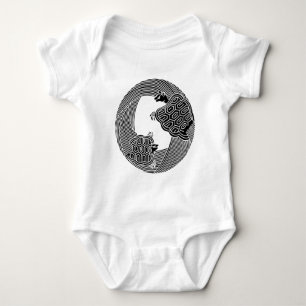 Eltern-Kind-Schildkröte Baby Strampler