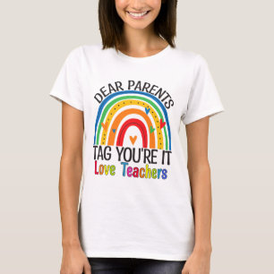 Eltern markieren Sie es Ende des Jahres Schullehre T-Shirt