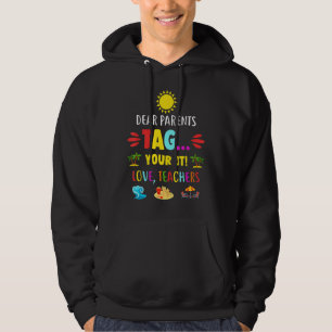Eltern Schüler Lehrer am letzten Schulsommer Hoodie