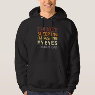Eltern Tag schlafe ich nicht nur, um mein Auge zu Hoodie