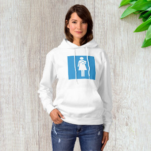 Eltern-Zimmer-Zeichen Womens Hoodie