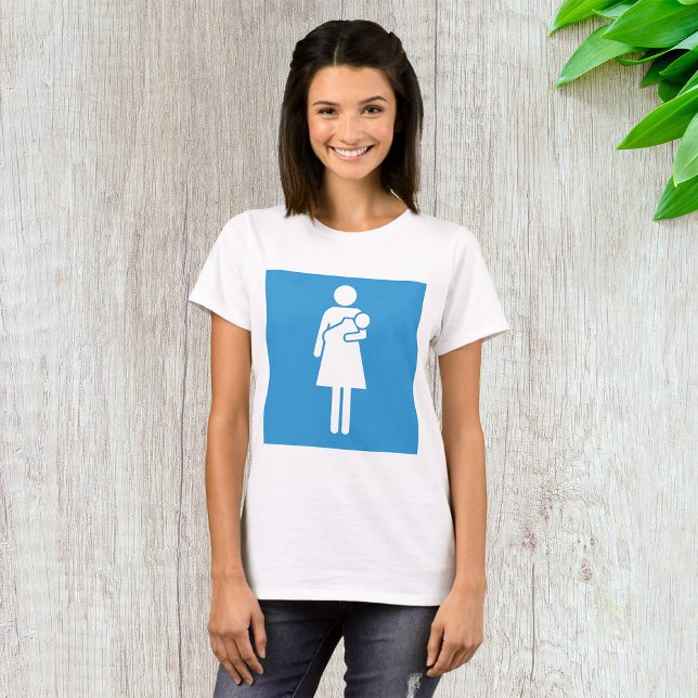 Eltern-Zimmer-Zeichen Womens-T - Shirt (Von Creator hochgeladen)
