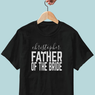 Elternname Vater des T - Shirt der Braut