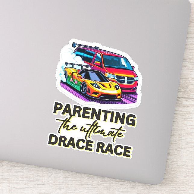 Elternschaft des ultimativen Drag Rennen | Collab  Aufkleber (Detail)