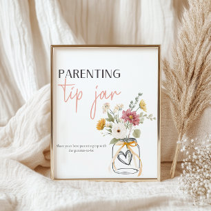 Elterntipps im Glas - Geschenk für Baby Shower - S Poster