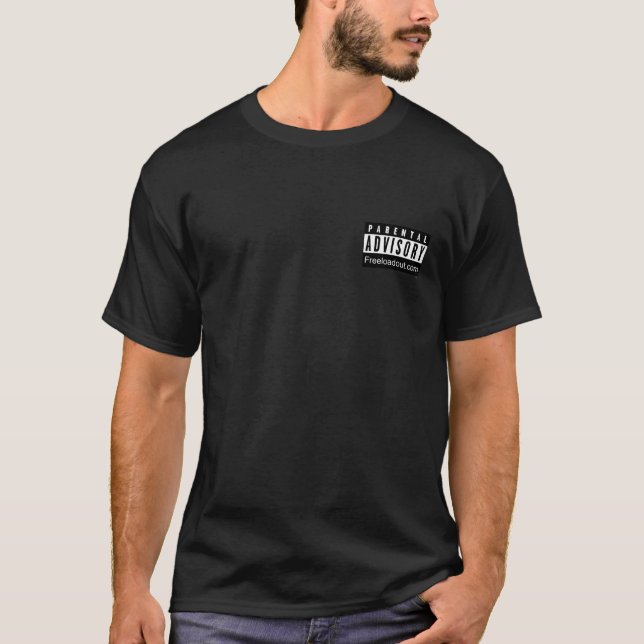 Elternwarnung T-Shirt (Vorderseite)