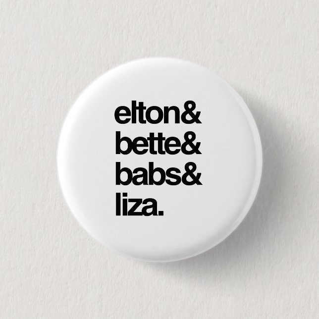 Elton Bette Babs und Liza Button (Vorderseite)