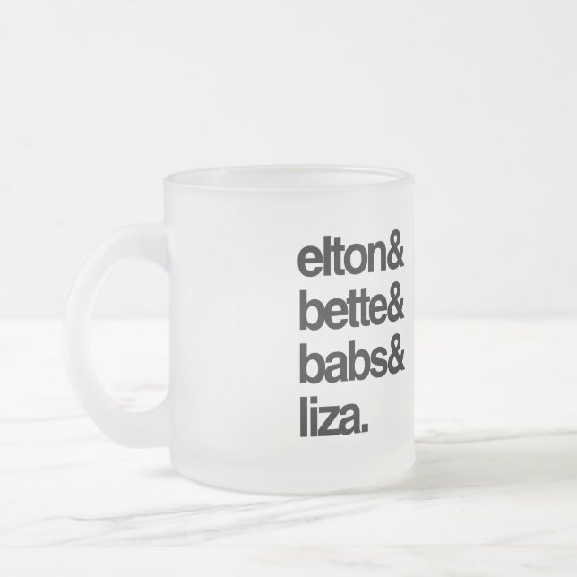 Elton Bette Babs und Liza Mattglastasse (Links)