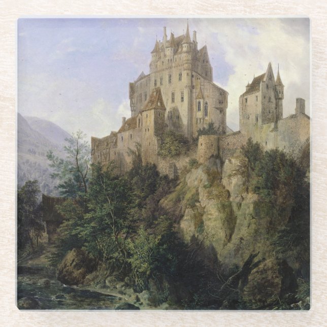 Eltz Schloss Glasuntersetzer (Vorderseite)