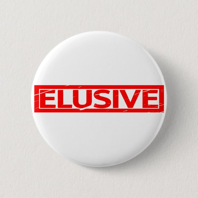 Elusive Briefmarke Button (Vorderseite)