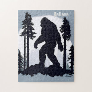 Elusive Silhouette der legendären Sasquatch Puzzle