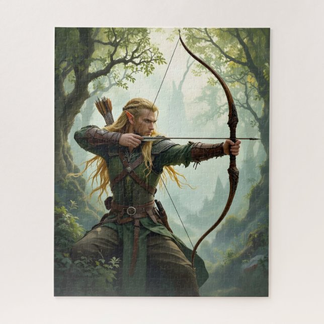 Elven Archer of the Woodland Realm Puzzle (Vertikal)