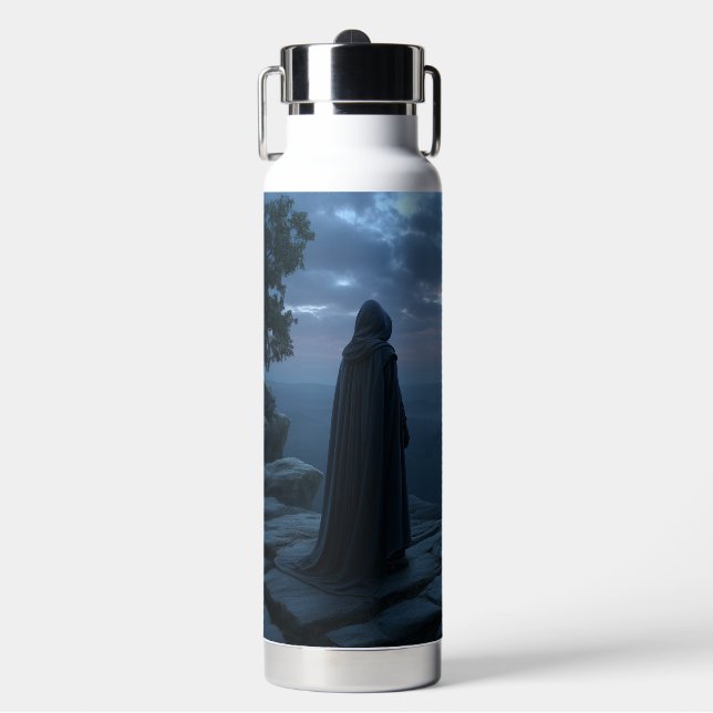 Elven Forest Art Water Bottle Trinkflasche (Vorderseite)