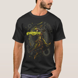 Elven Förster-Bogenschütze-Fantasie klassifiziert T-Shirt