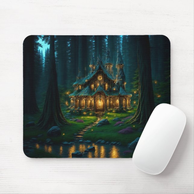 Elven Glade Castle Mousepad (Mit Mouse)
