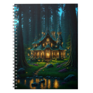 Elven Glade Castle Spirale Notebook Notizblock