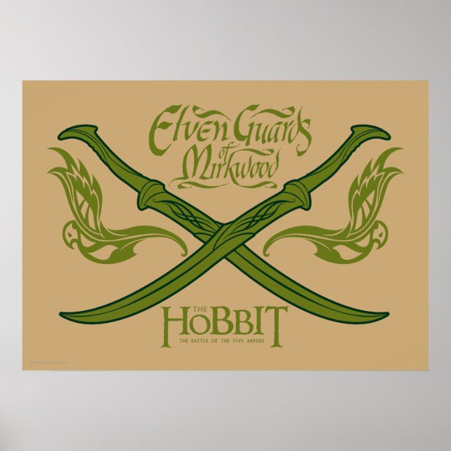 Elven Guards of Mirkwood Movie Icon Poster (Vorne)