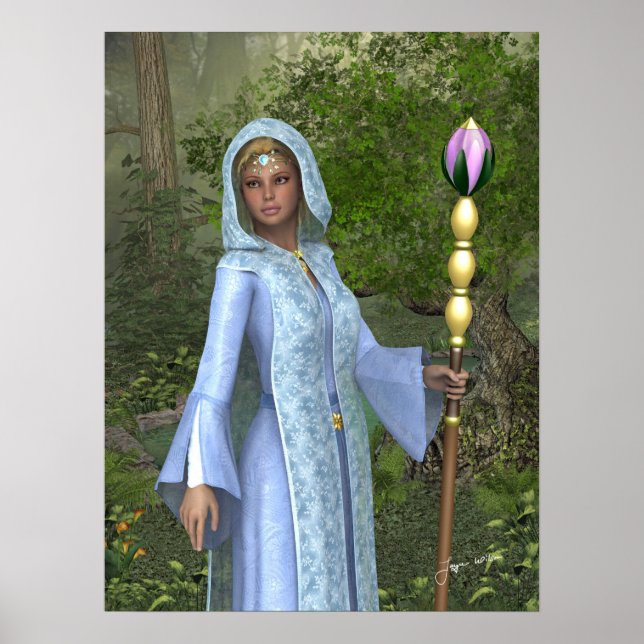 Elven Maiden Poster (Vorne)