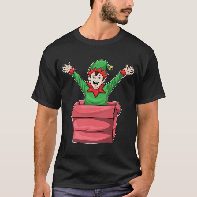 Elves Christmas Box T-Shirt (Vorderseite)