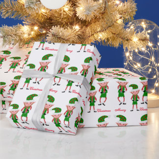 Elves Christmas Geschenkpapier