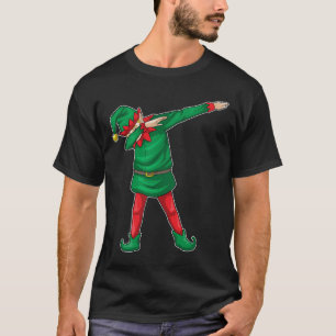 Elves Christmas Hip Hop Dance Dab T-Shirt