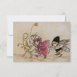 "Elves" Fairy Art von Arthur Rackham RSVP Karte