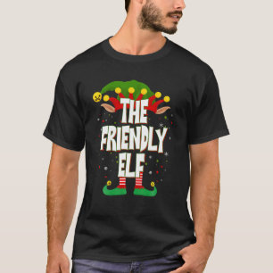Elves Group The Friendly Elf Christmas T-Shirt