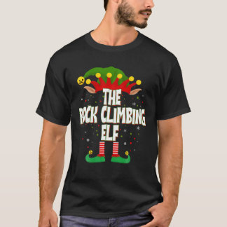 Elves Group The Rock Climbing Elf Weihnachten T-Shirt