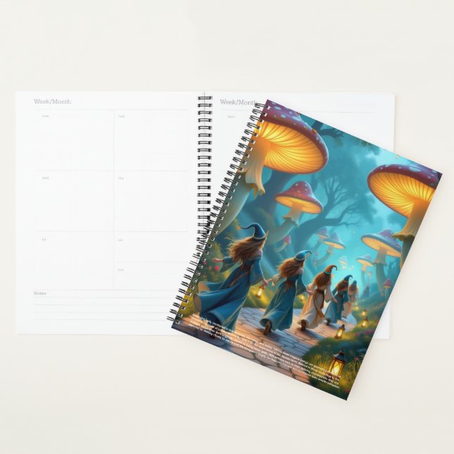 Elves Mushrooms-Kalender Planer (Anzeige)