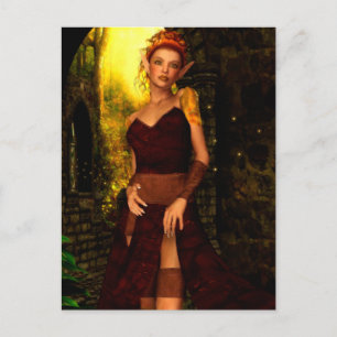Elvin Verzauberung Postkarte