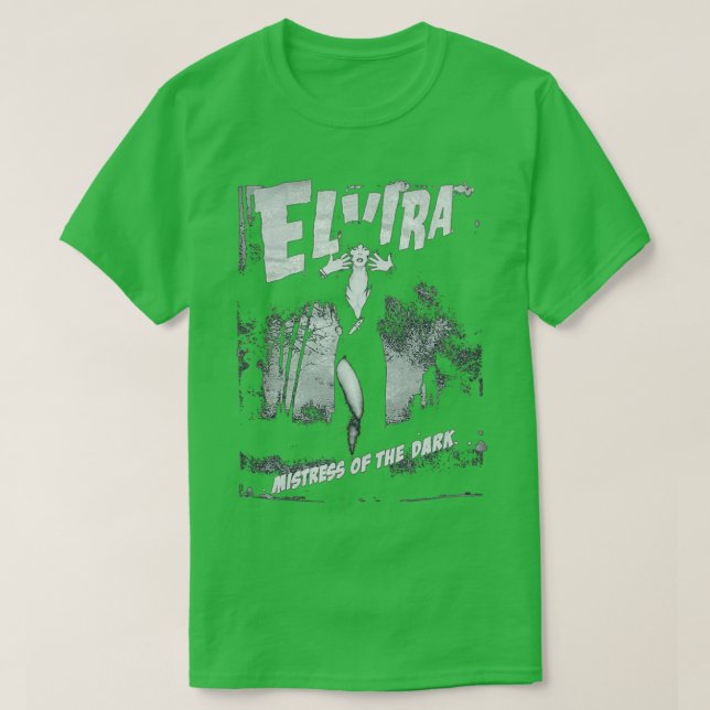 Elvira Gray Zombie T-Shirt (Design vorne)