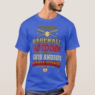 Elvis Andrus, wenn es Baseball Hotdogs einschließt T-Shirt