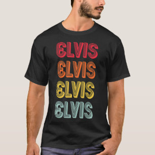 ELVIS Name Personalisiert Lustig Retro Vintage Geb T-Shirt