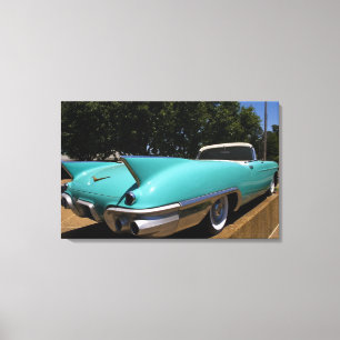 Elvis Presleys grüner Cadillac-Cabriolet in Leinwanddruck