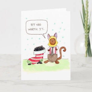 Elvis-Strumpf Feiertagskarte