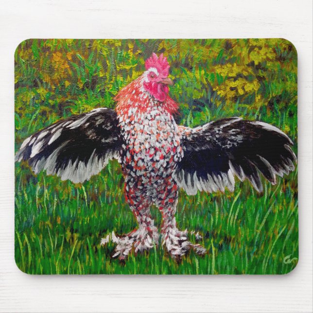 Elvis the Chicken Mousepad (Vorne)