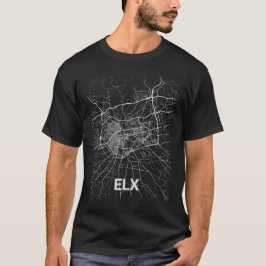 Elx-Stadtkarte (GROSSDRUCK) T-Shirt