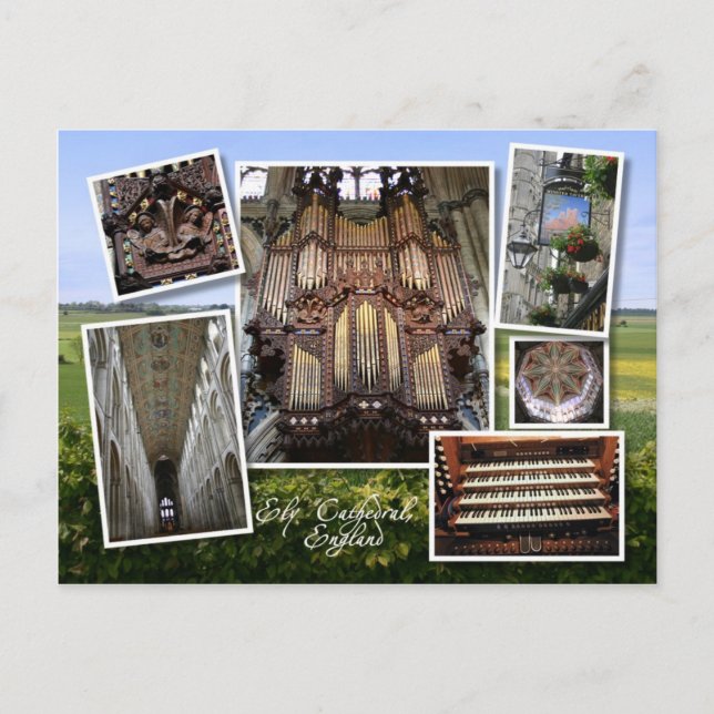Ely Cathedral, UK Postcard Postkarte (Vorderseite)